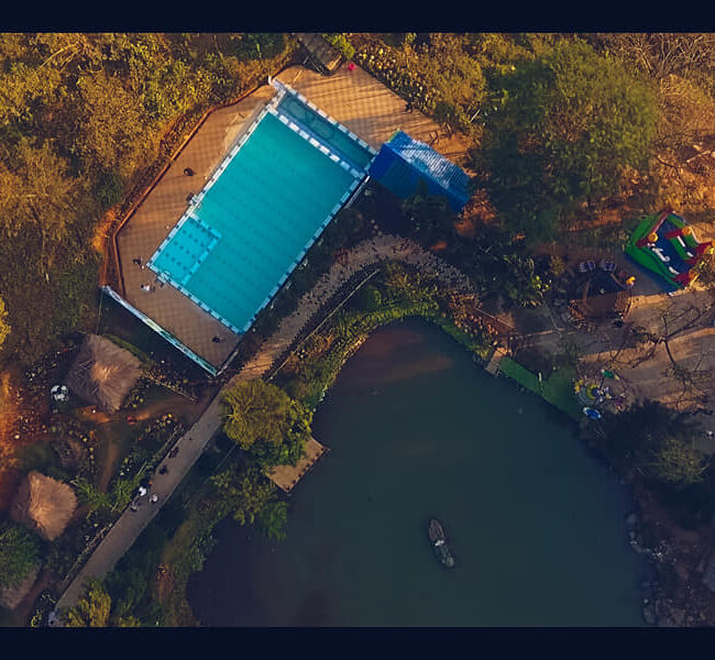 Aerial view of BJR